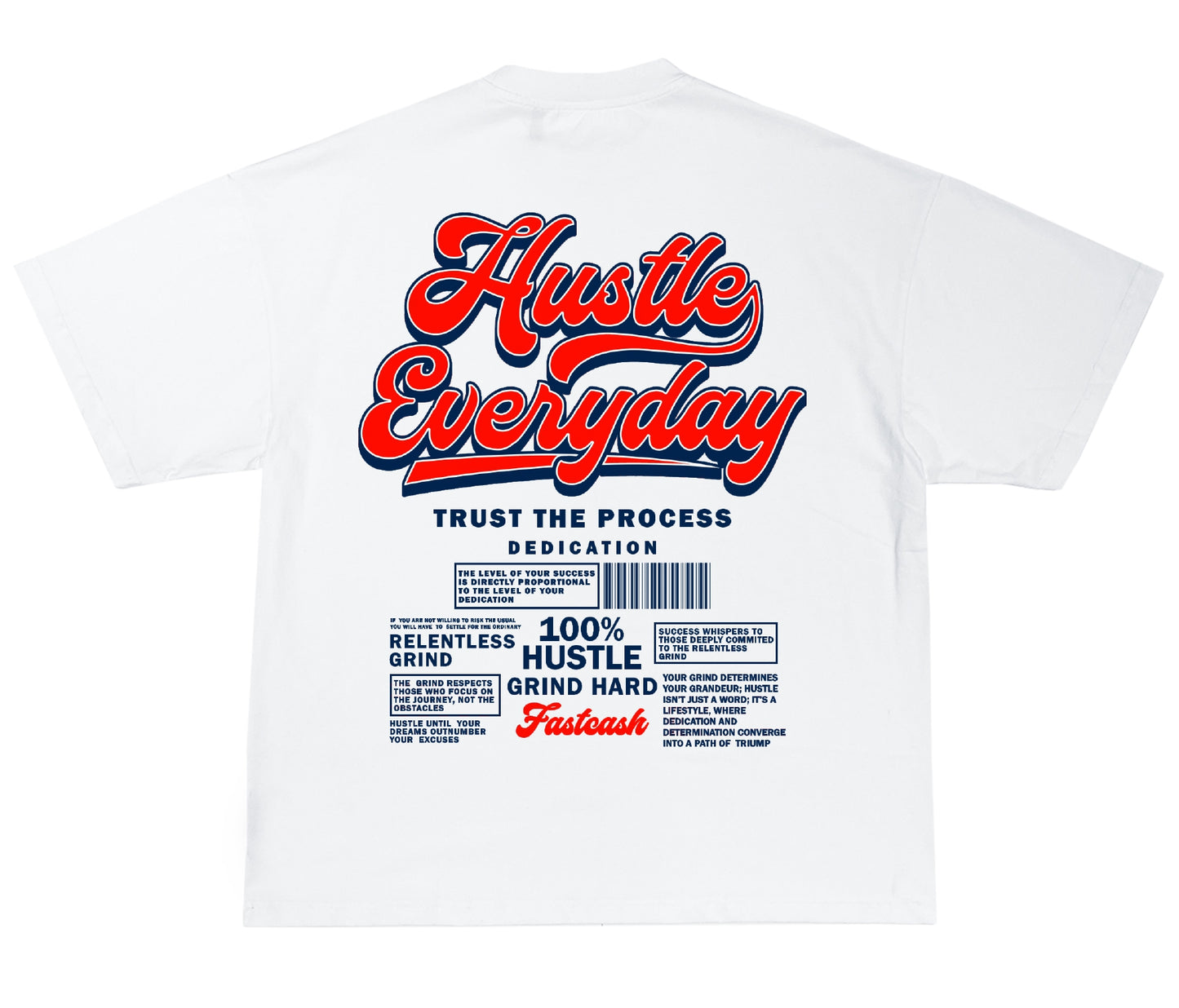 FC HUSTLE EVERYDAY Tee (WHITE)