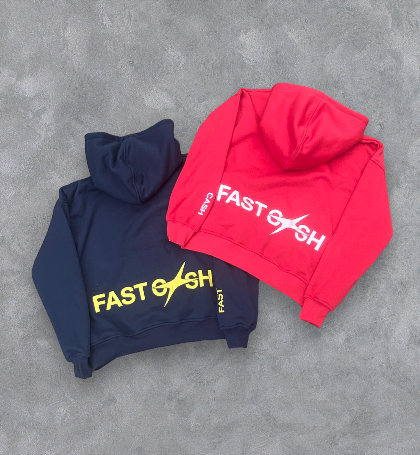 STAR - FAST CASH HOODIE (NAVY BLUE)