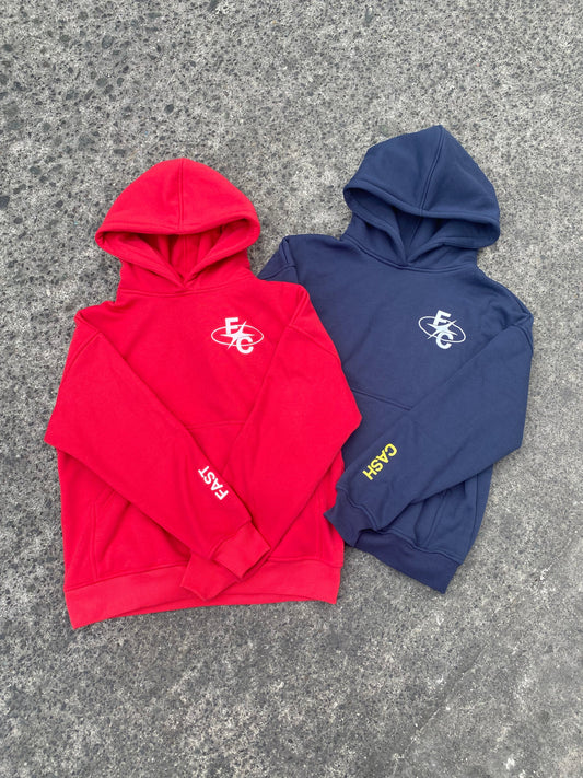 STAR - FAST CASH HOODIE (NAVY BLUE)