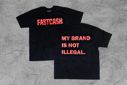 MY BRAND IS NOT ILLEGAL (BLACK)